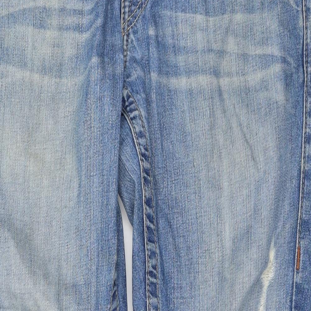 True reflection Womens Blue  Denim Cropped Jeans Size 12 L24 in