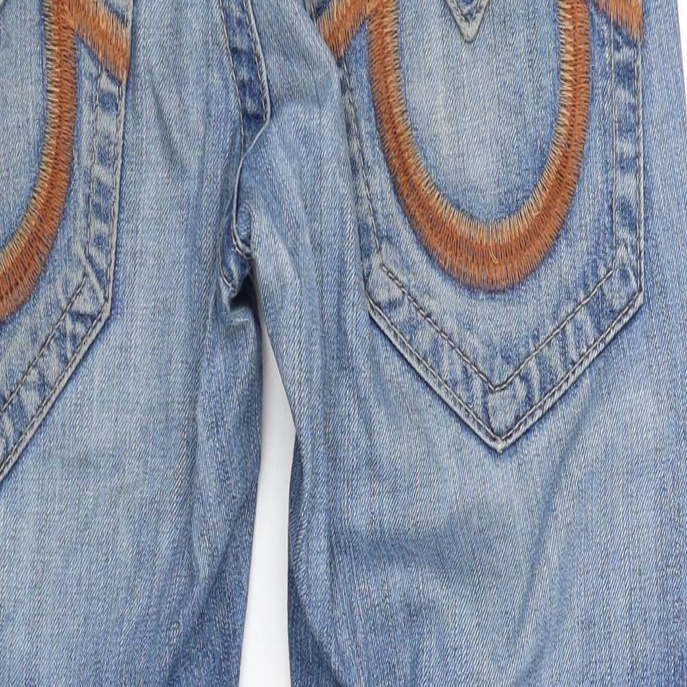 True reflection Womens Blue  Denim Cropped Jeans Size 12 L24 in