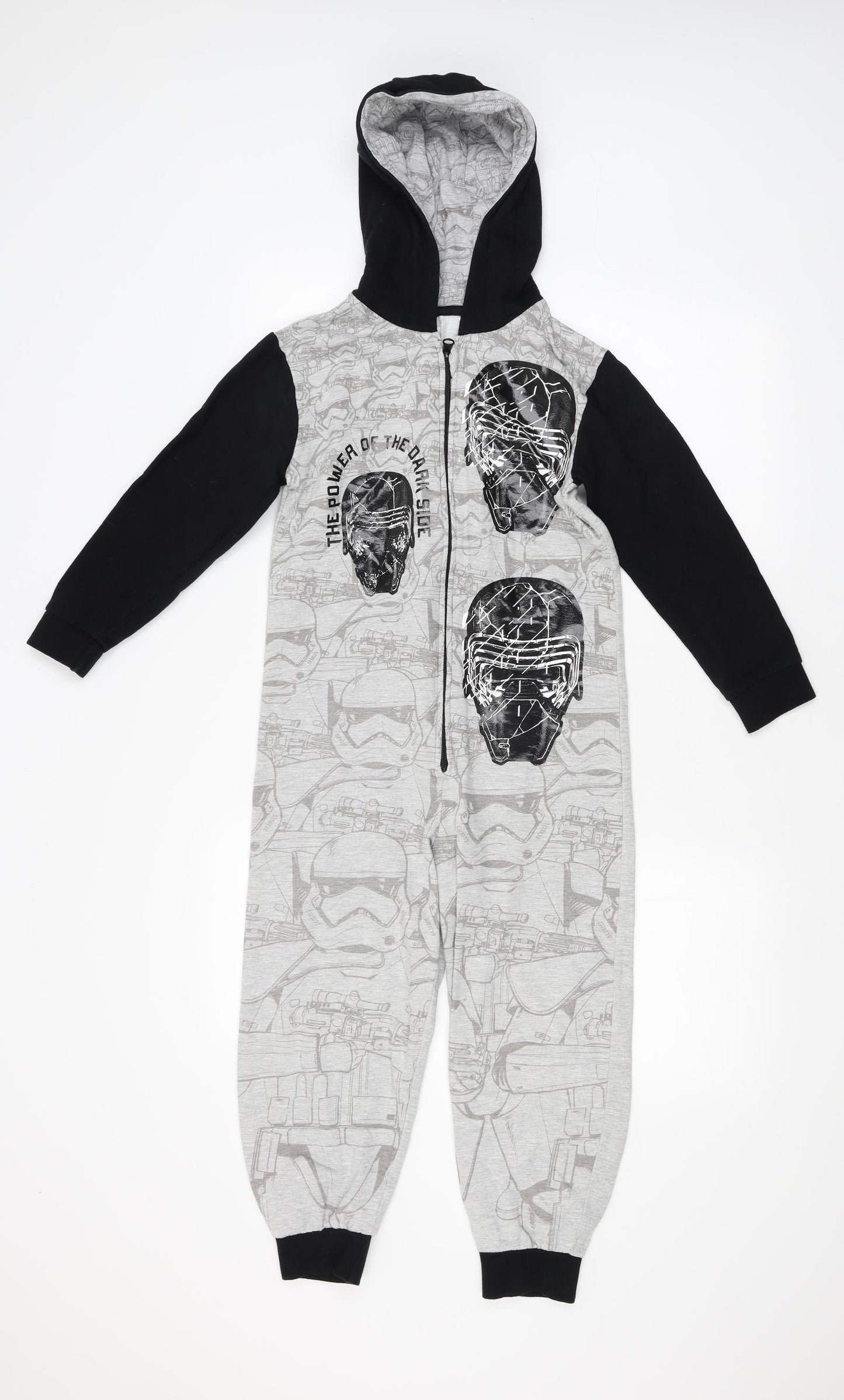 George Boys Grey    Bodysuit Size 8-9 Years  - star wars