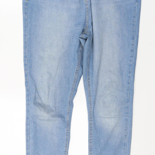 Dorothy Perkins Womens Blue  Denim Skinny Jeans Size 12 L27 in