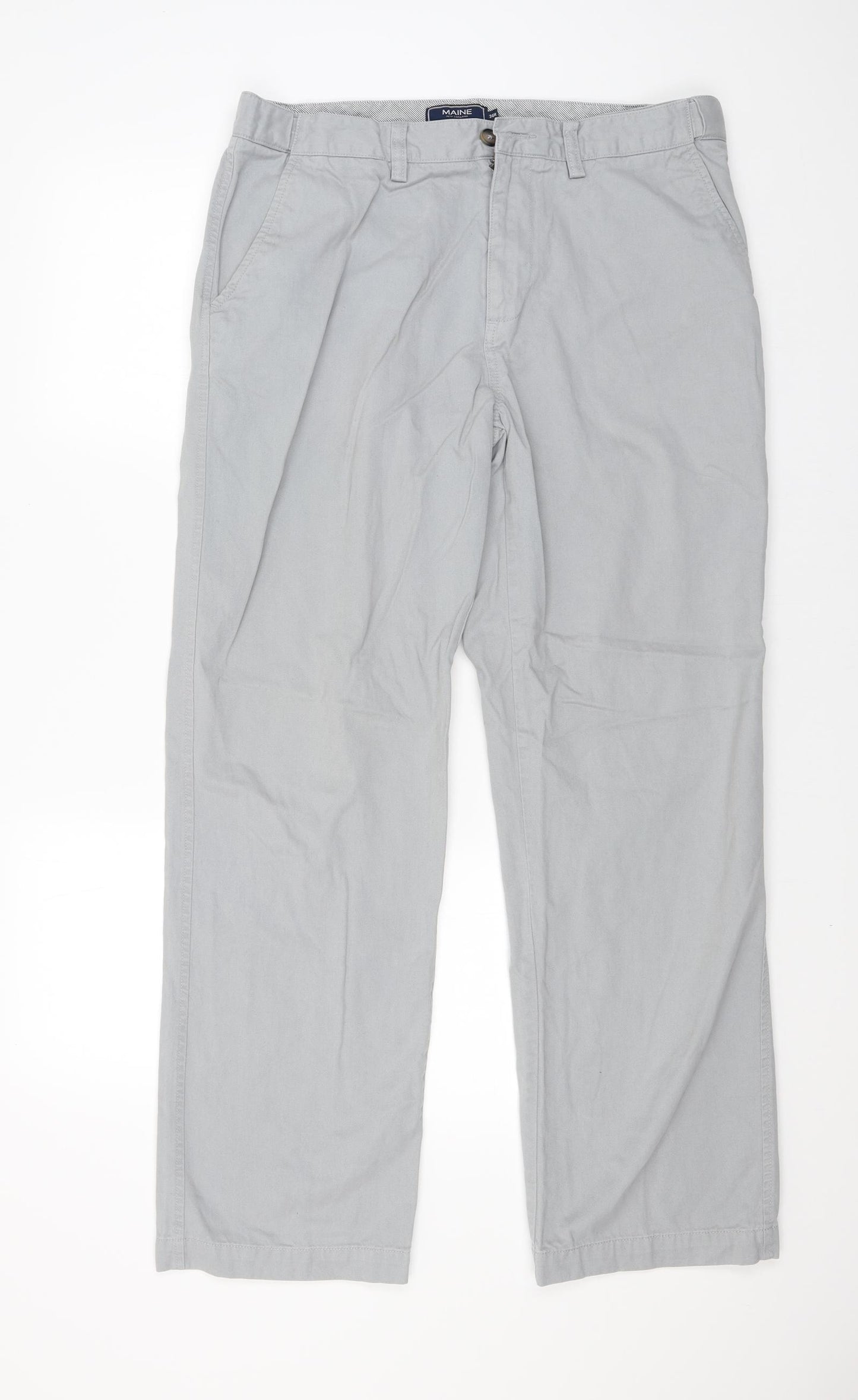 Maine Mens Grey   Trousers  Size 36 L30 in