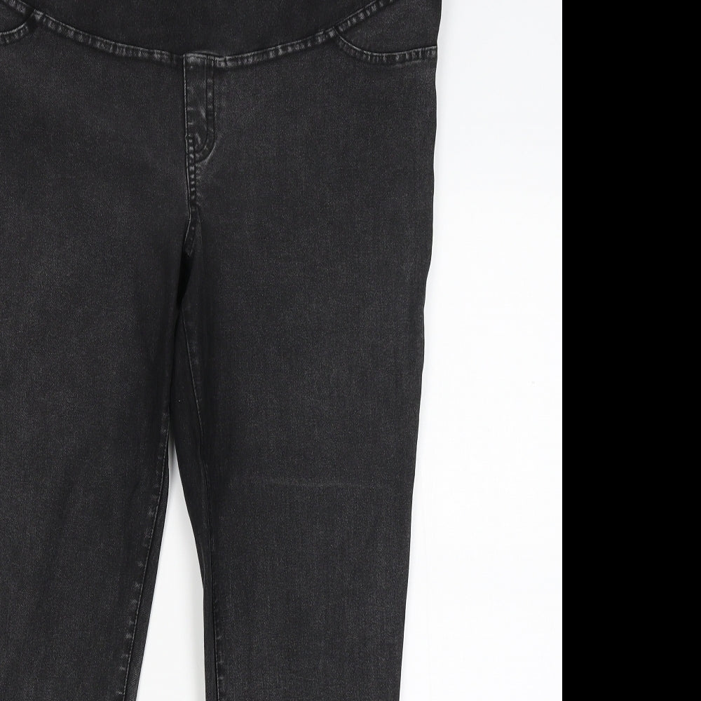 H&M Womens Black  Denim Jegging Jeans Size L L26 in