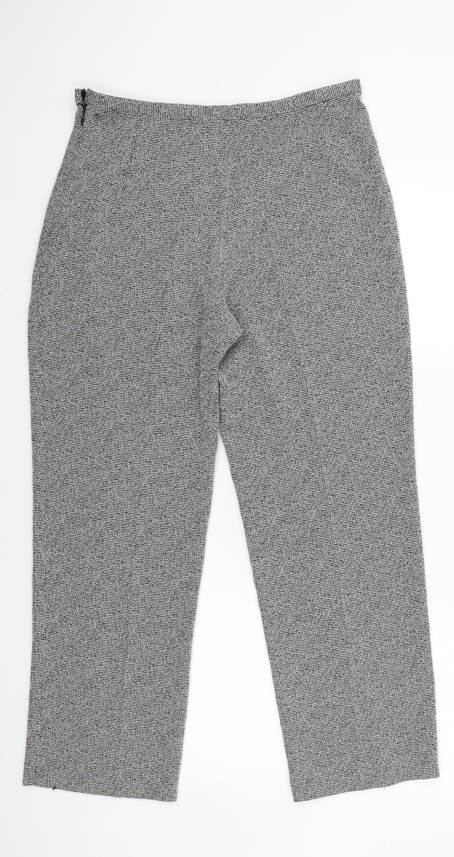 Marks and Spencer Womens Grey   Trousers  Size 12 L24 in