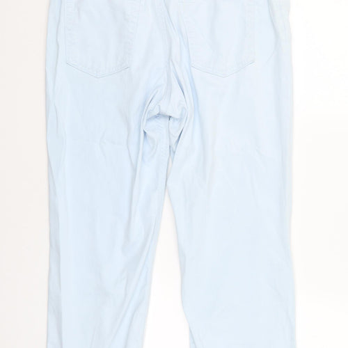 Marks and Spencer Womens Blue  Denim Straight Jeans Size 10 L24 in