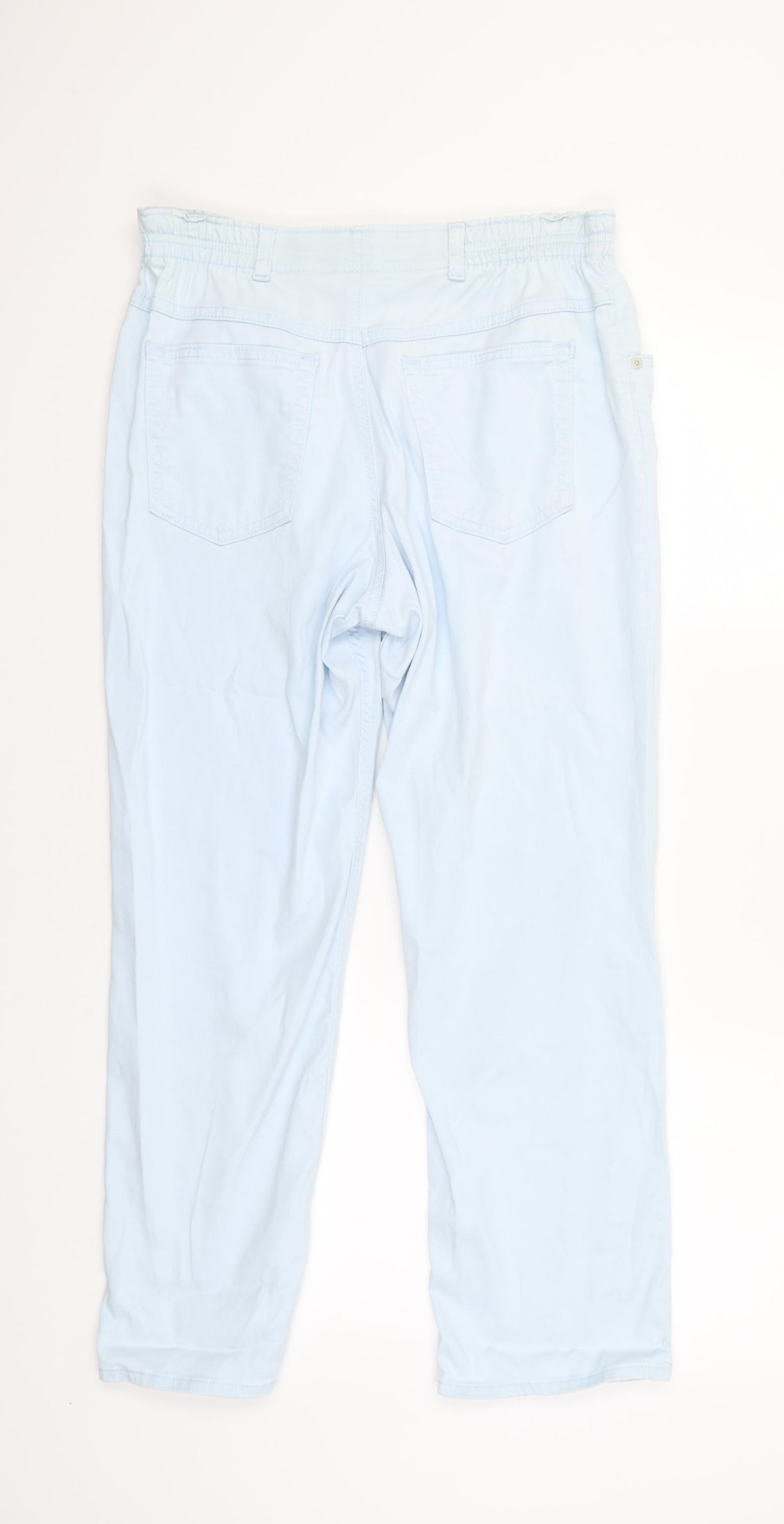 Marks and Spencer Womens Blue  Denim Straight Jeans Size 10 L24 in