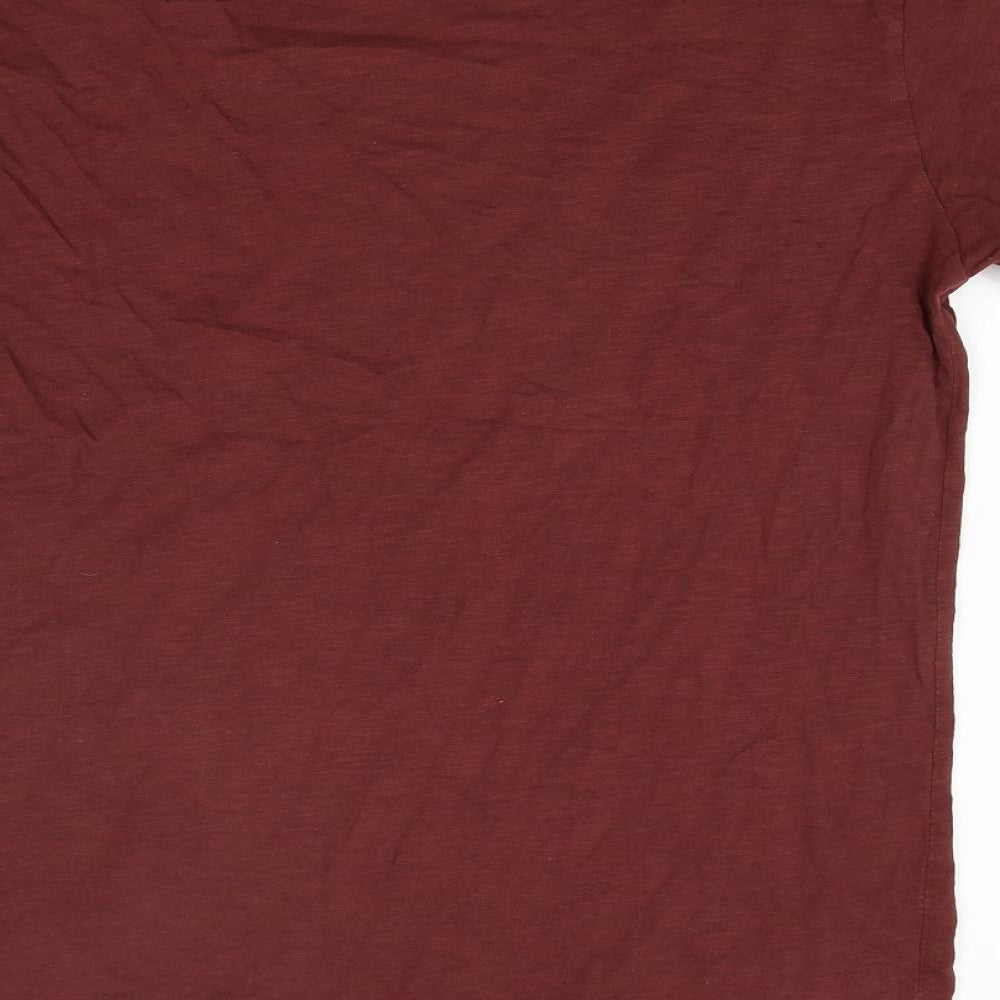 H&M Mens Red    T-Shirt Size M  - California