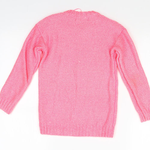 George Girls Red   Pullover Jumper Size 8-9 Years