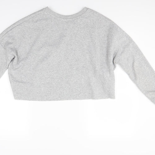 Primark Womens Grey  Jersey Pullover Sweatshirt Size 10