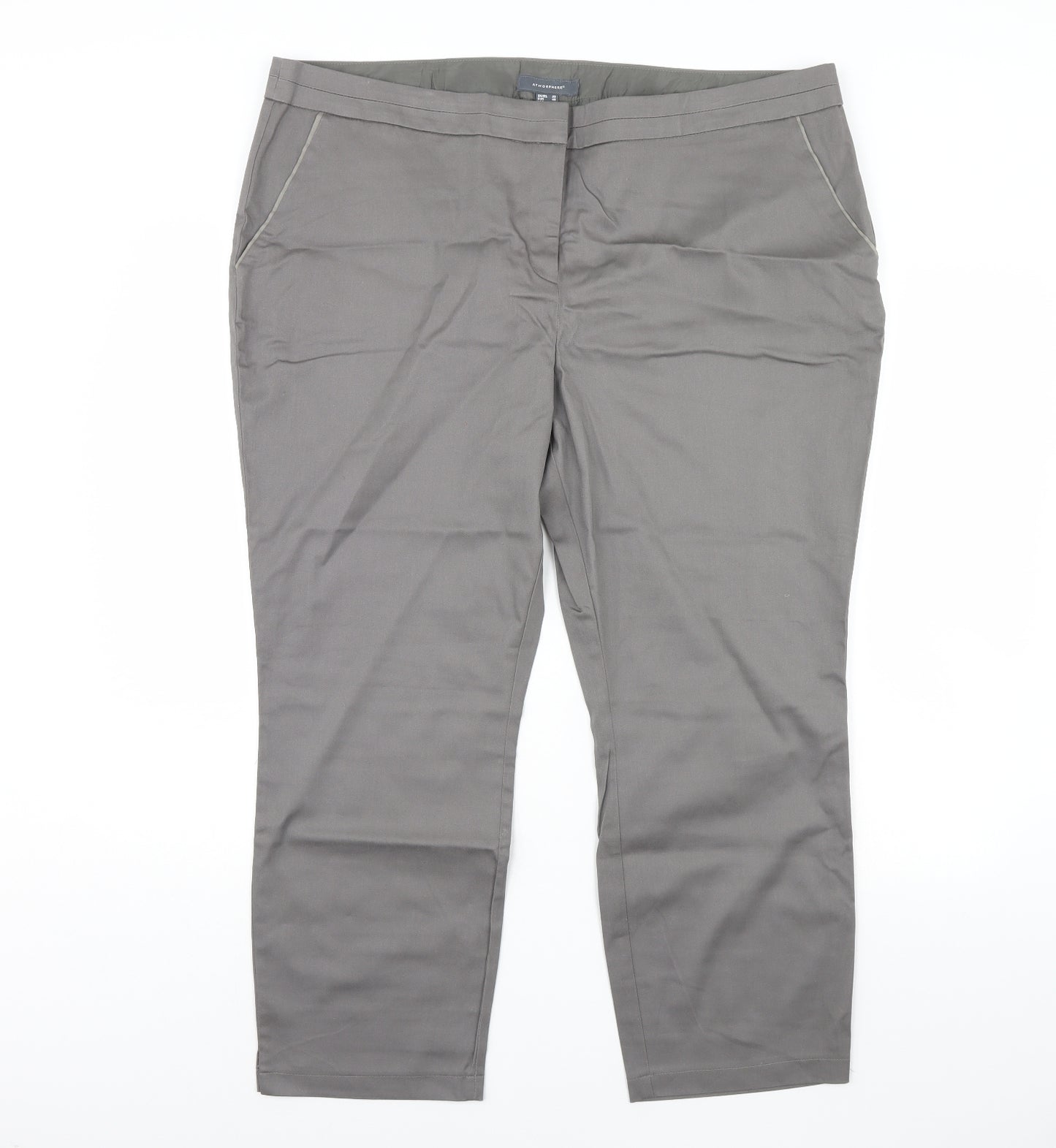 Atmosphere Womens Grey   Trousers  Size 20 L30 in