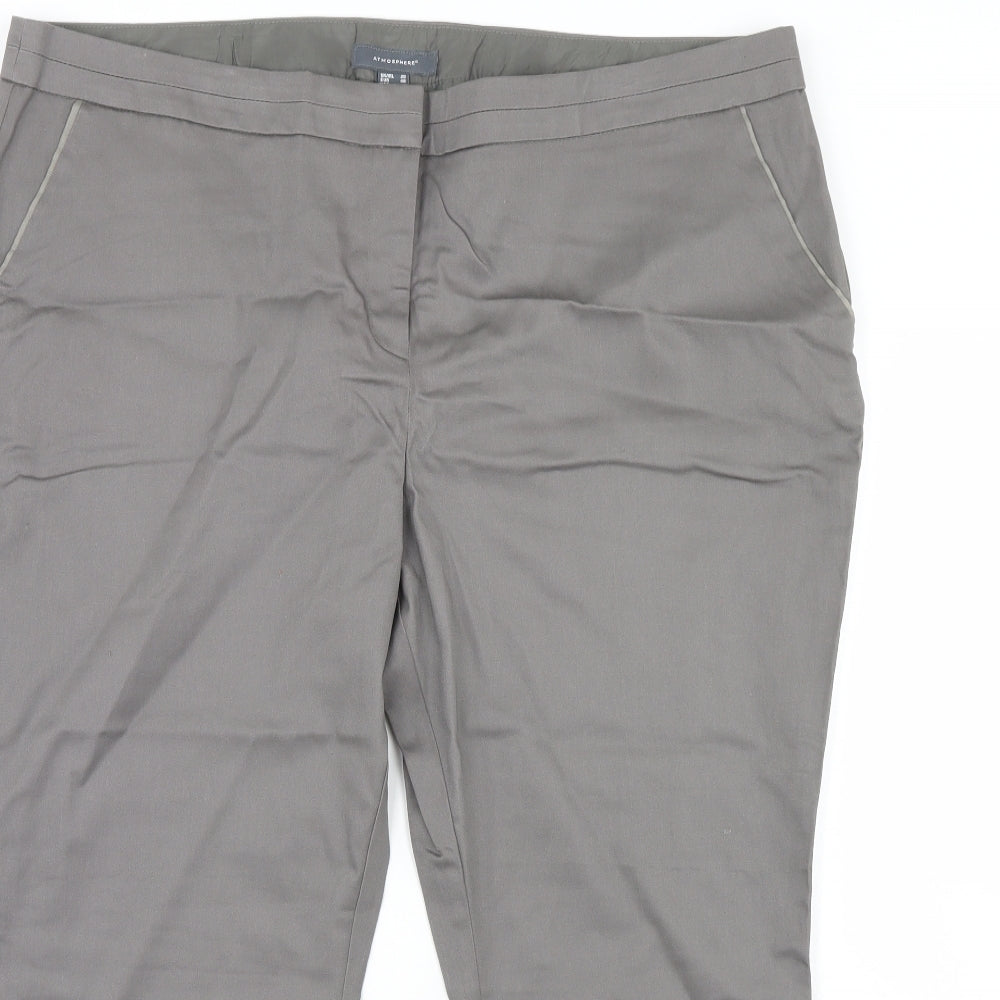 Atmosphere Womens Grey   Trousers  Size 20 L30 in