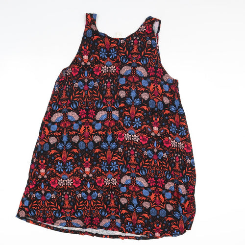 H&M Womens Black Floral  Fit & Flare  Size XL