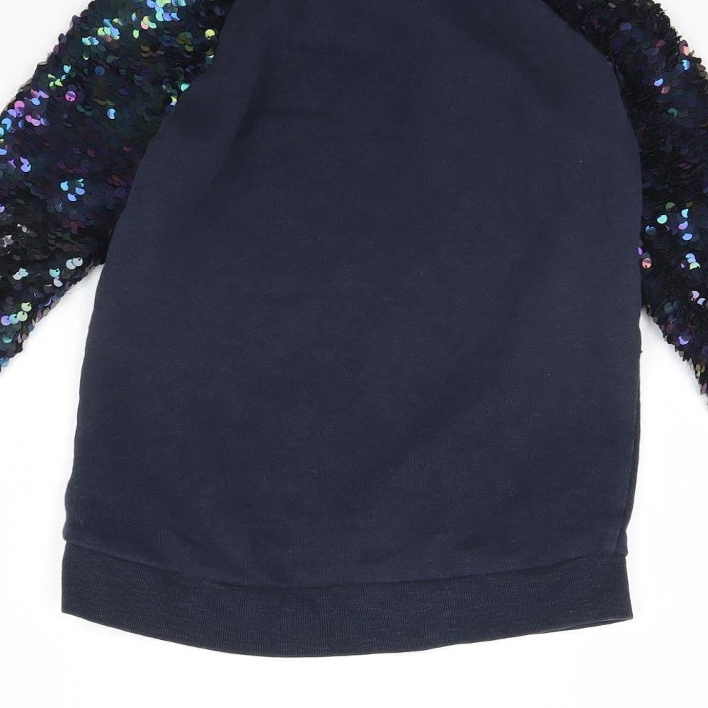 NEXT Girls Blue   Pullover Jumper Size 7 Years