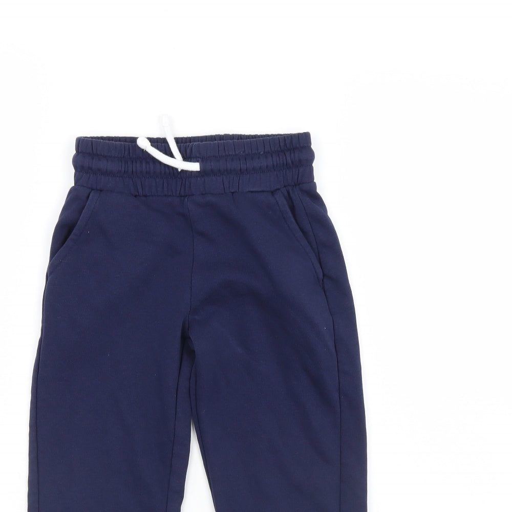 George Boys Blue   Jogger Trousers Size 6 Years