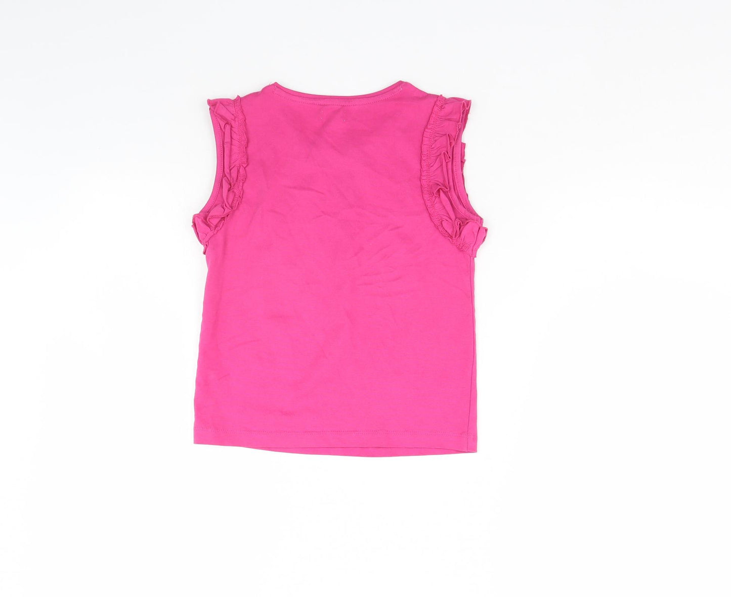 Lilly & Sid Girls Pink   Basic Tank Size 5 Years
