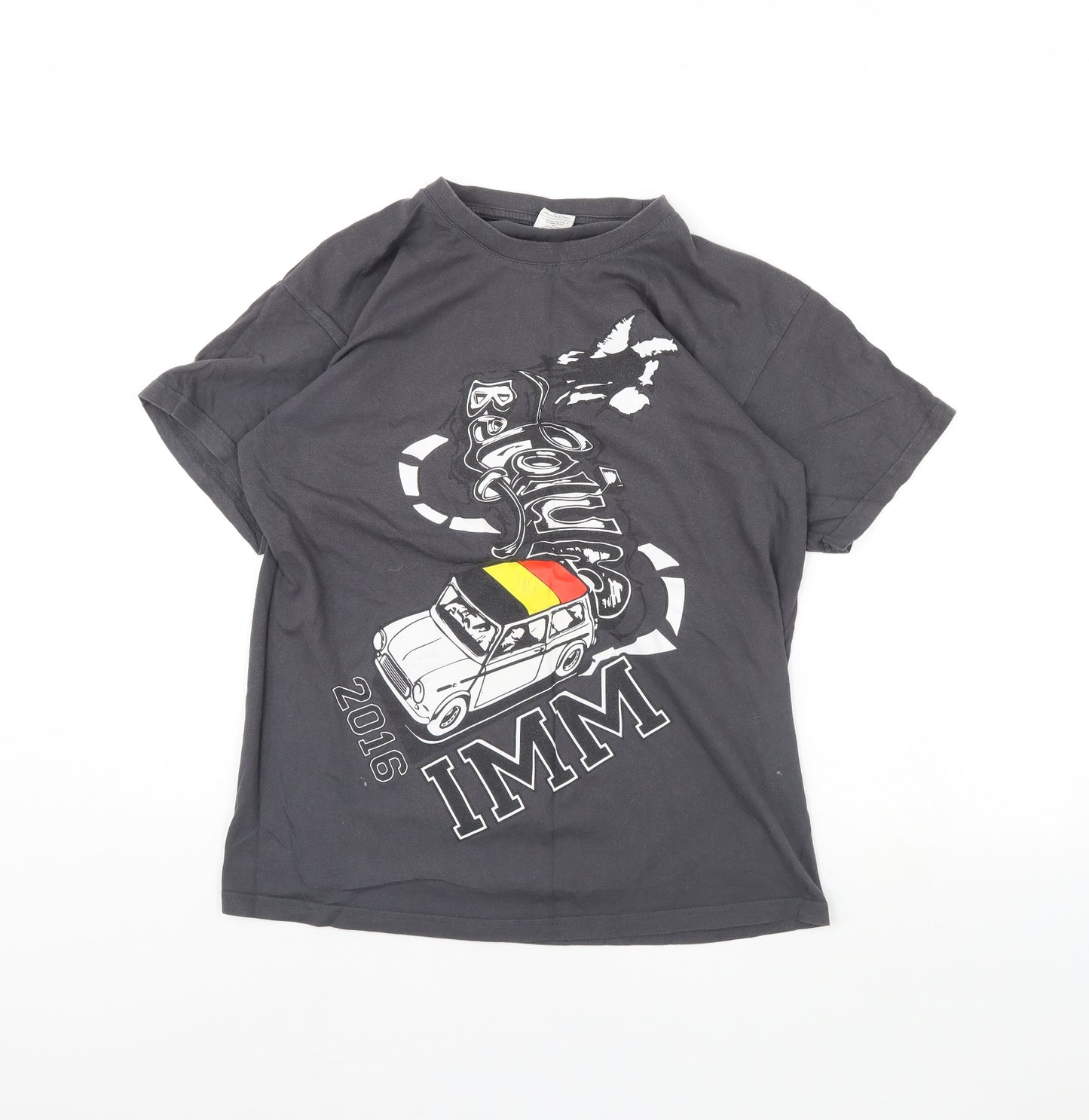 B&C Mens Grey    T-Shirt Size S