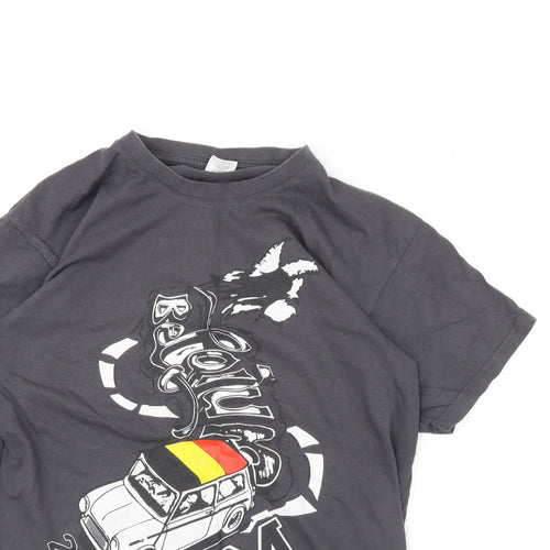 B&C Mens Grey    T-Shirt Size S