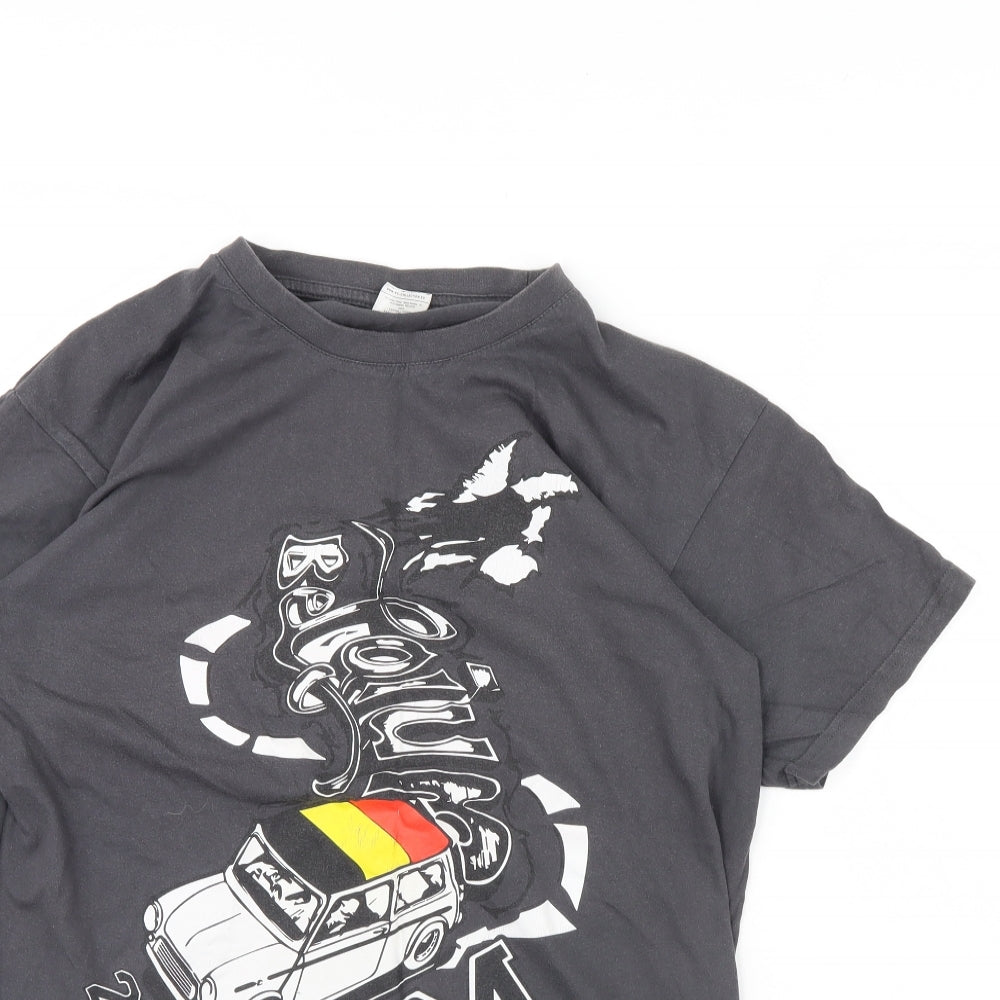 B&C Mens Grey    T-Shirt Size S