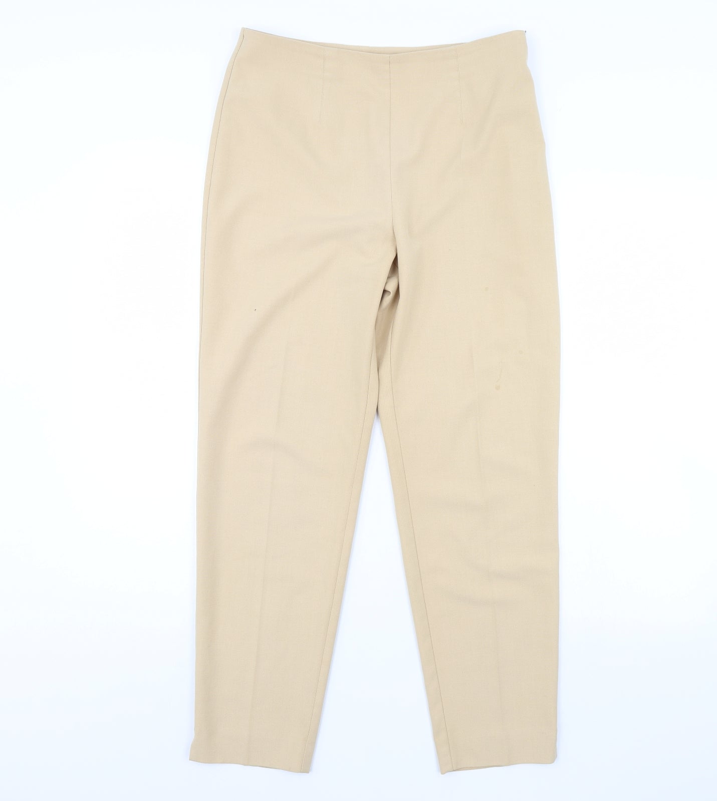 m&s Womens Beige   Trousers  Size 12 L29 in