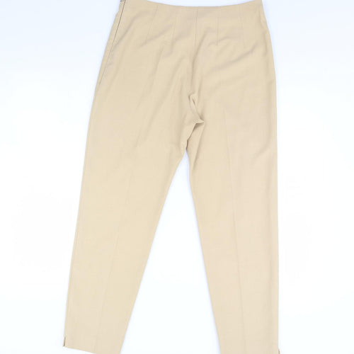 m&s Womens Beige   Trousers  Size 12 L29 in