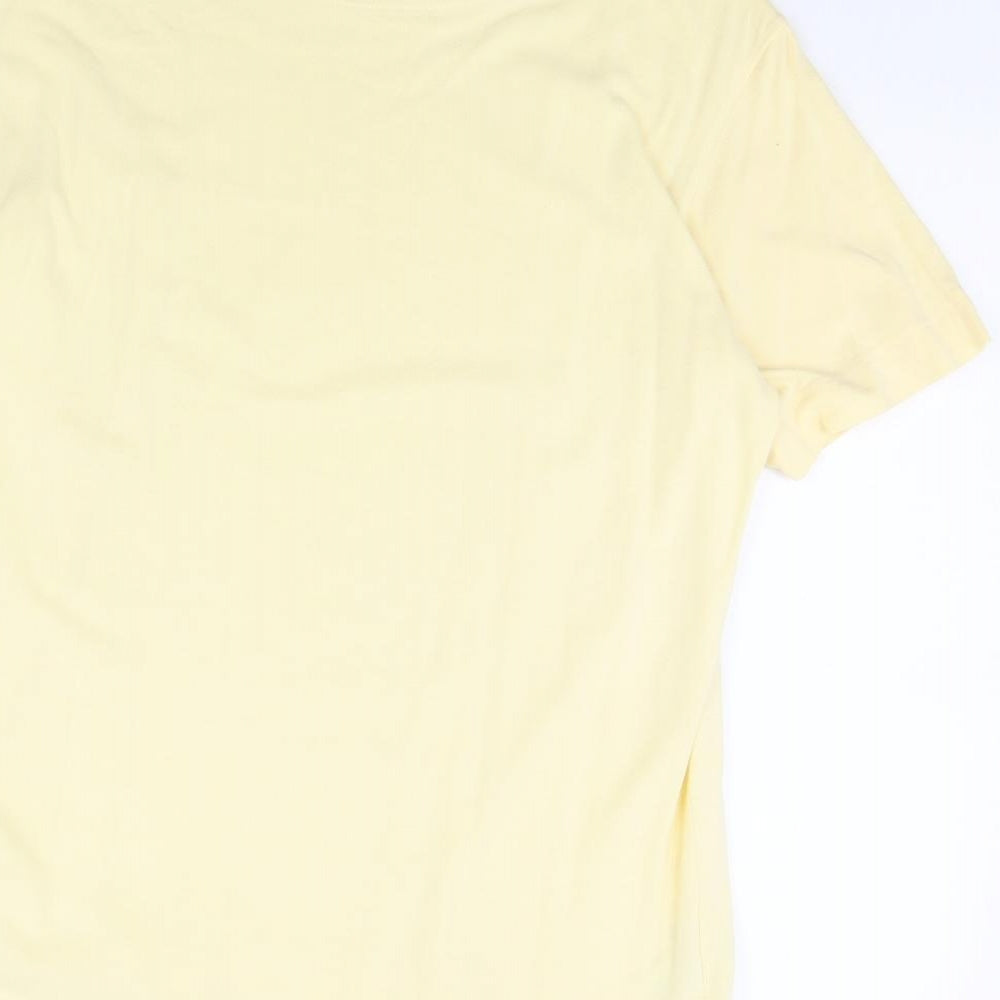 St michael Womens Yellow   Basic T-Shirt Size 12