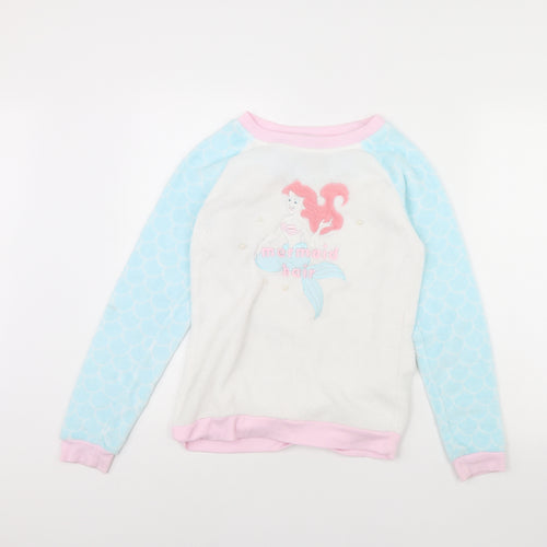 Disney Womens White Solid  Cami Pyjama Top Size XS  - disney
