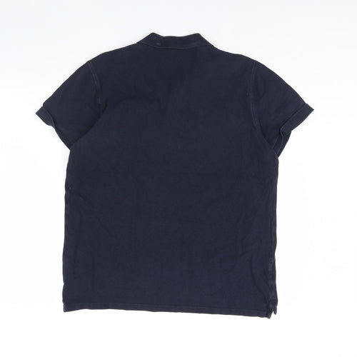 Easy Mens Blue    Polo Size M
