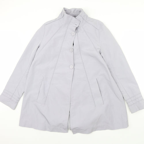 Mia Moda Womens Blue   Rain Coat Coat Size 12