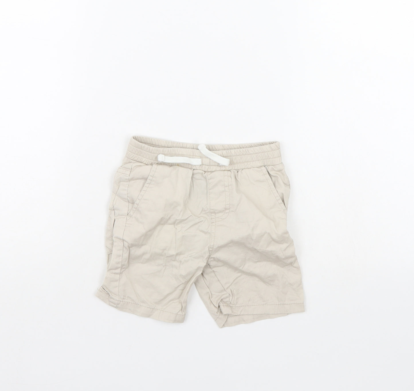 Preworn Boys Beige   Chino Shorts Size 2 Years