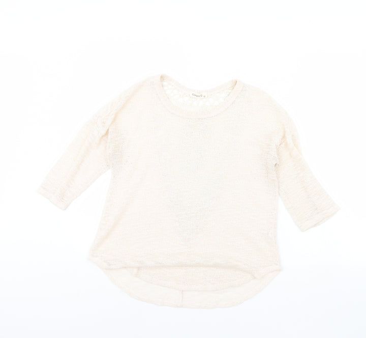 Ginger G Womens Pink Pullover Jumper Size M