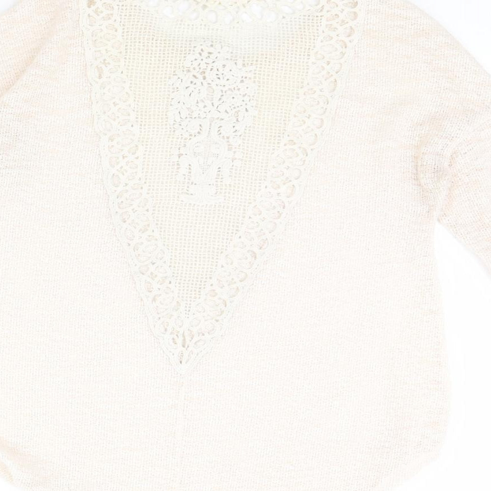 Ginger G Womens Pink   Pullover Jumper Size M