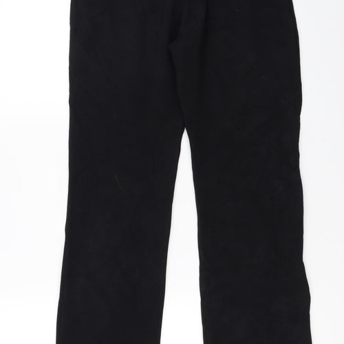 Lycra Womens Black   Trousers  Size S L30.5 in