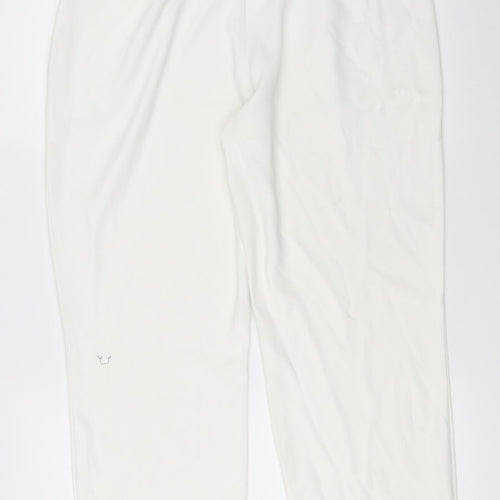 Stradivarius Womens White   Trousers  Size 42 L28 in