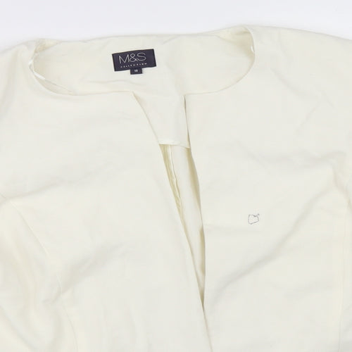 Marks and Spencer Womens Ivory   Jacket Blazer Size 18