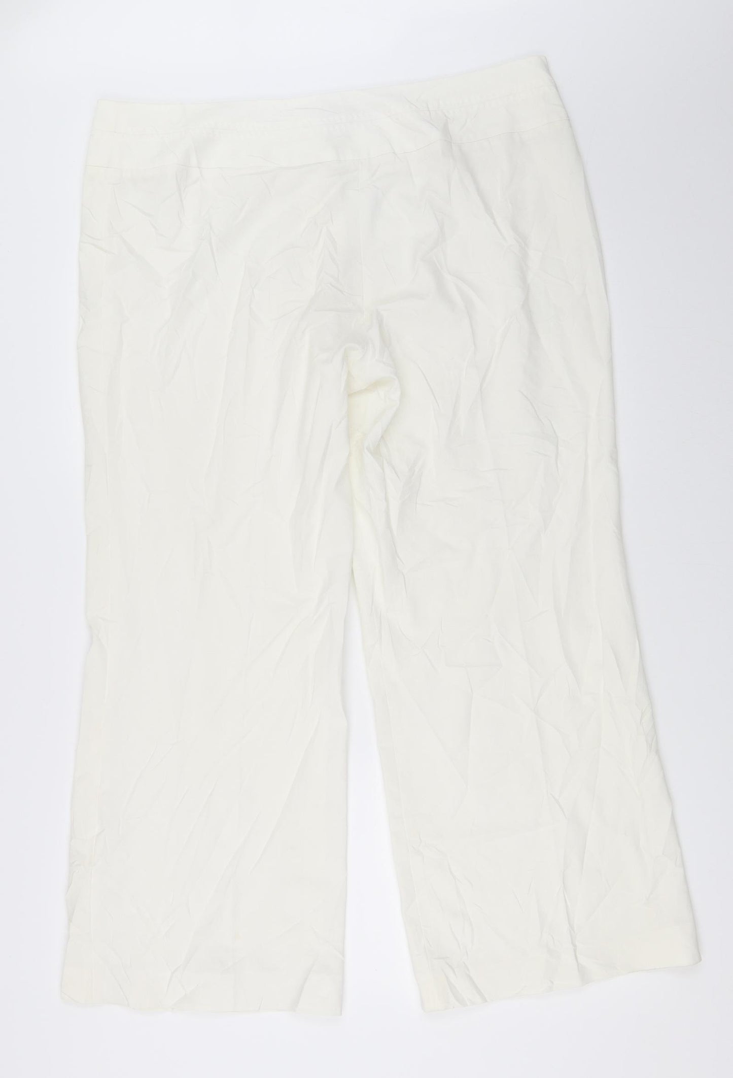 Debenhams Womens Ivory   Trousers  Size 18 L27 in