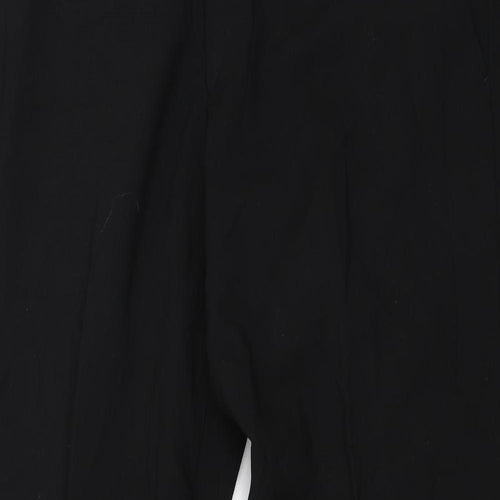 Preworn Womens Black   Trousers  Size 32 in L30 in