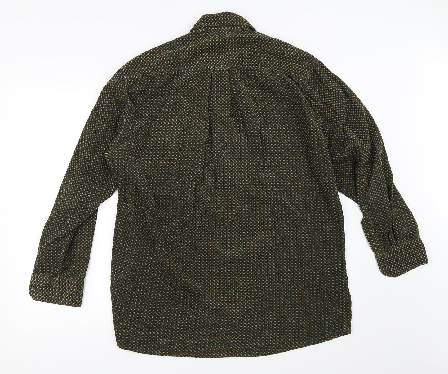 Canda Mens Green    Button-Up Size 15.5