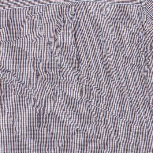 Maine New England Mens Blue Check   Button-Up Size M