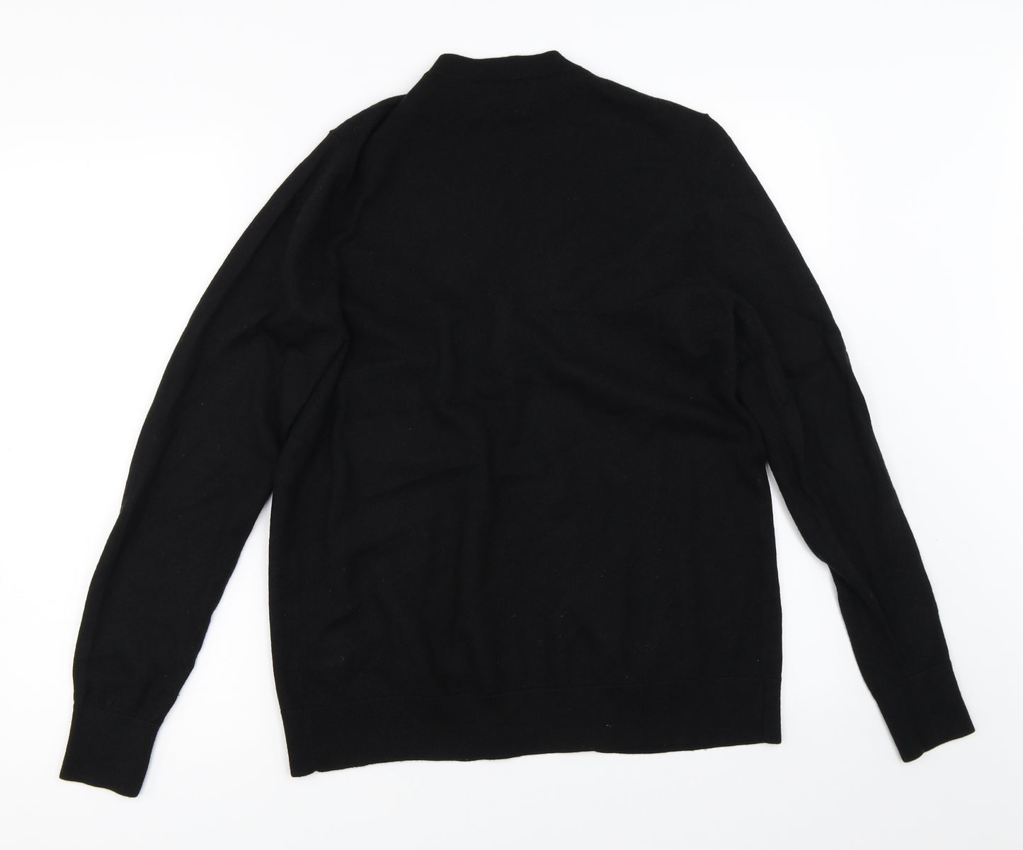 Preworn Mens Black   Cardigan Jumper Size M