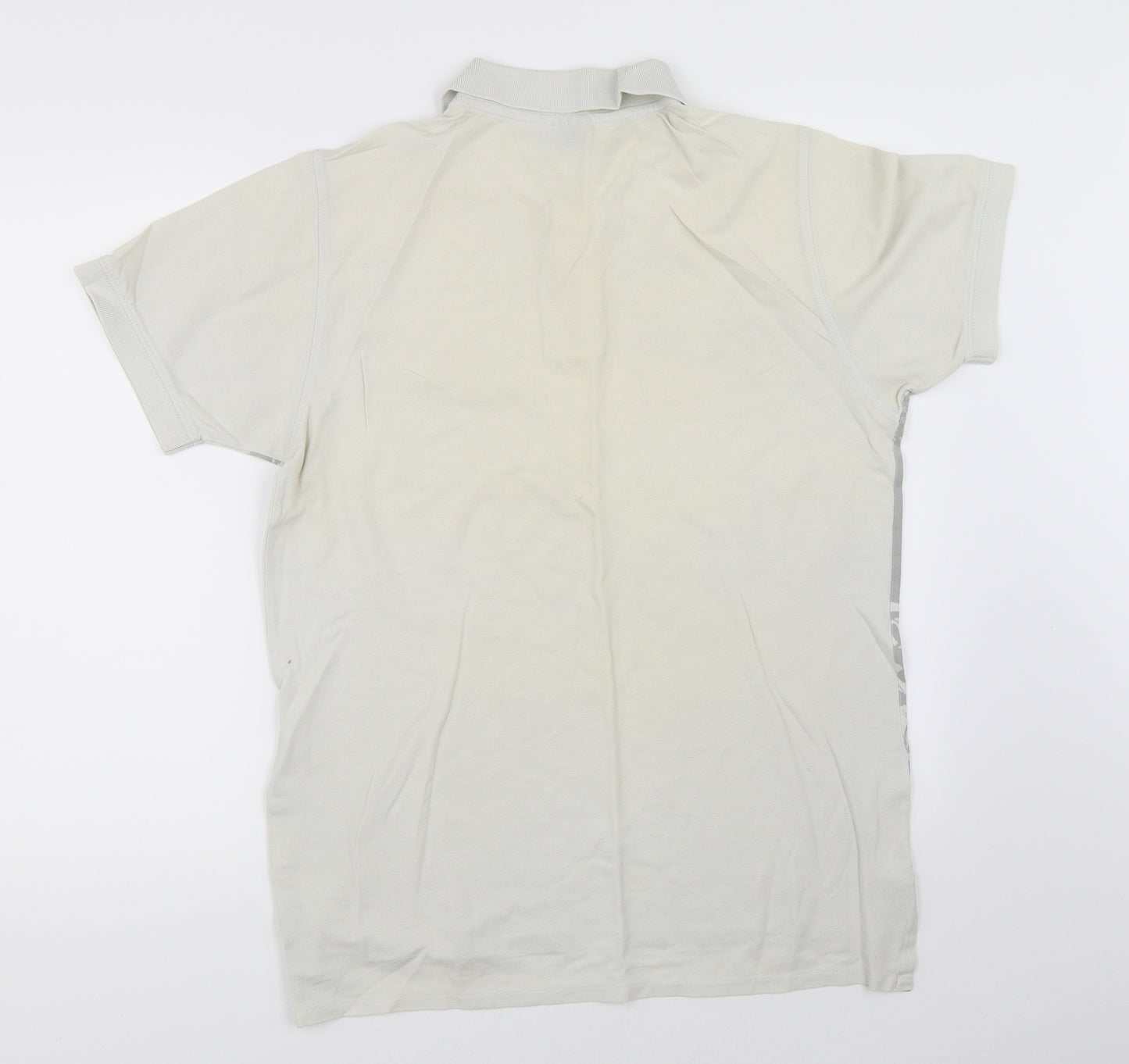 Preworn Mens Ivory    Polo Size L