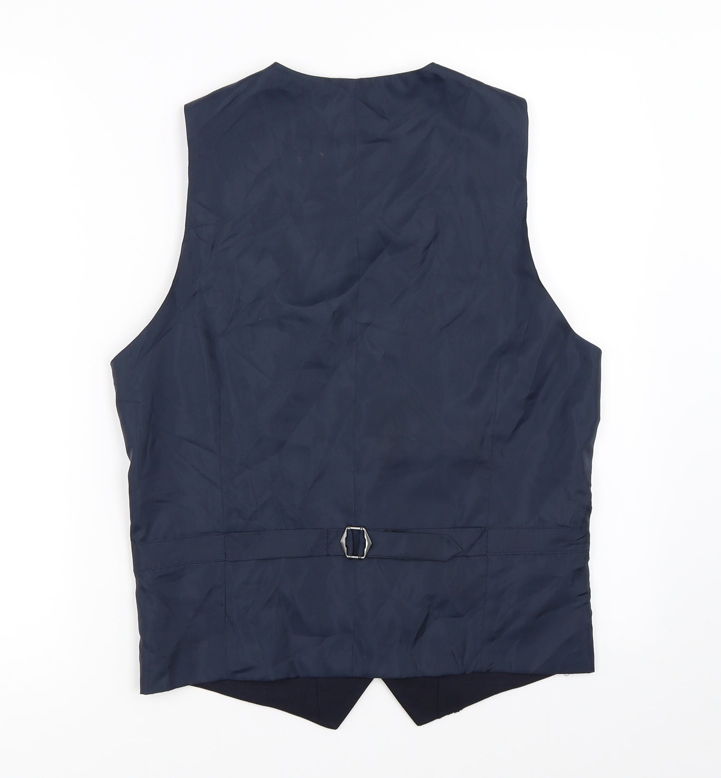 Marks and Spencer Mens Blue   Jacket Suit Waistcoat Size S