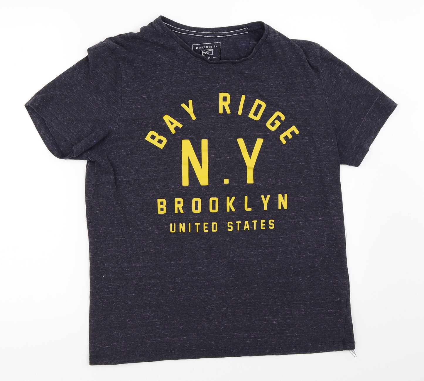 F&F Mens Blue    T-Shirt Size M