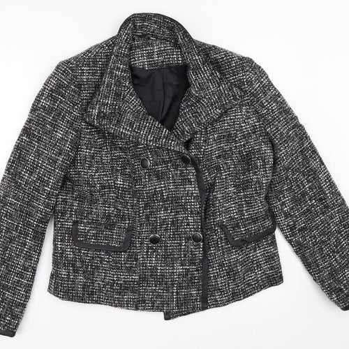 Isle Womens Black   Jacket Coat Size 12
