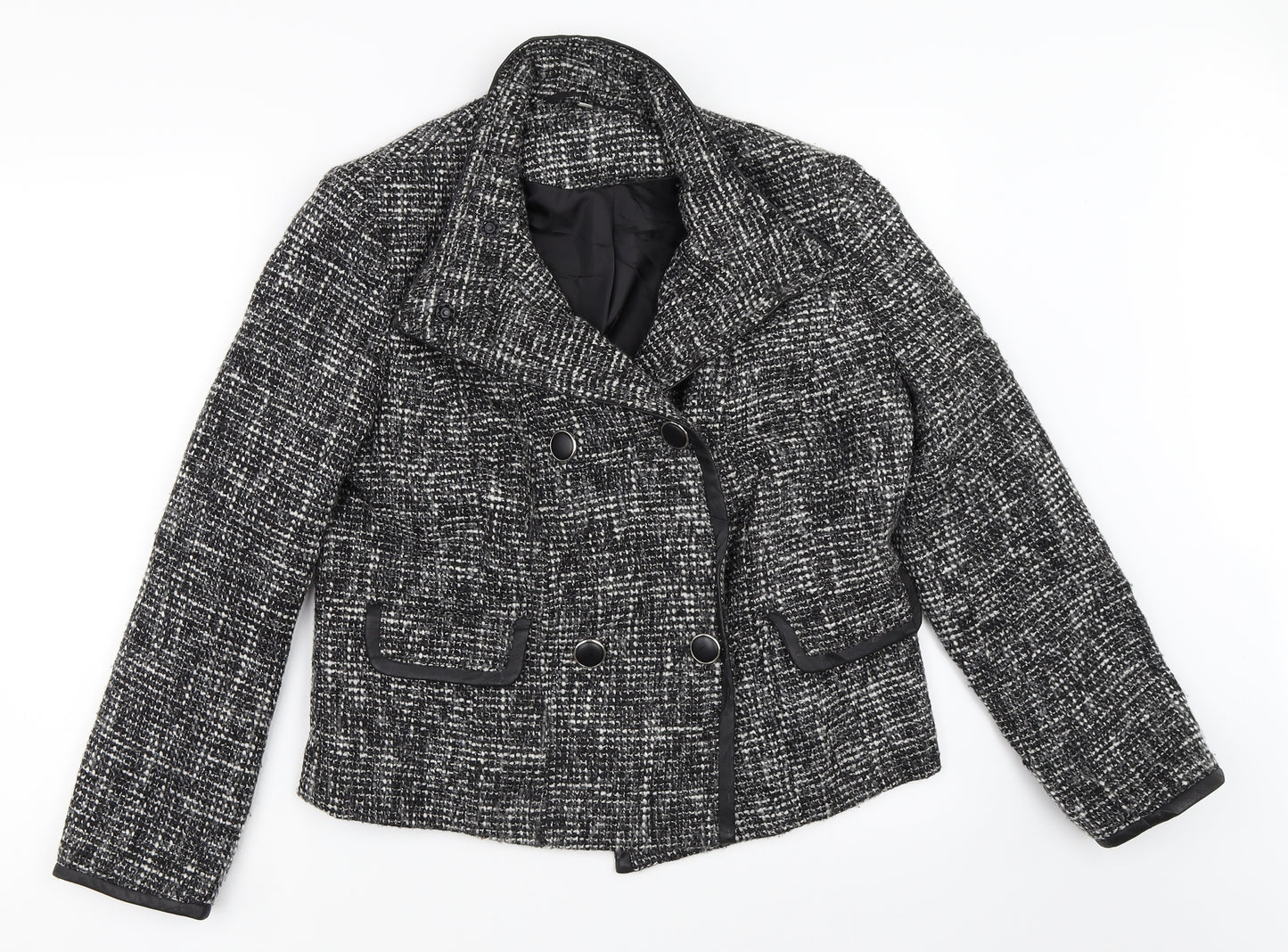 Isle Womens Black   Jacket Coat Size 12