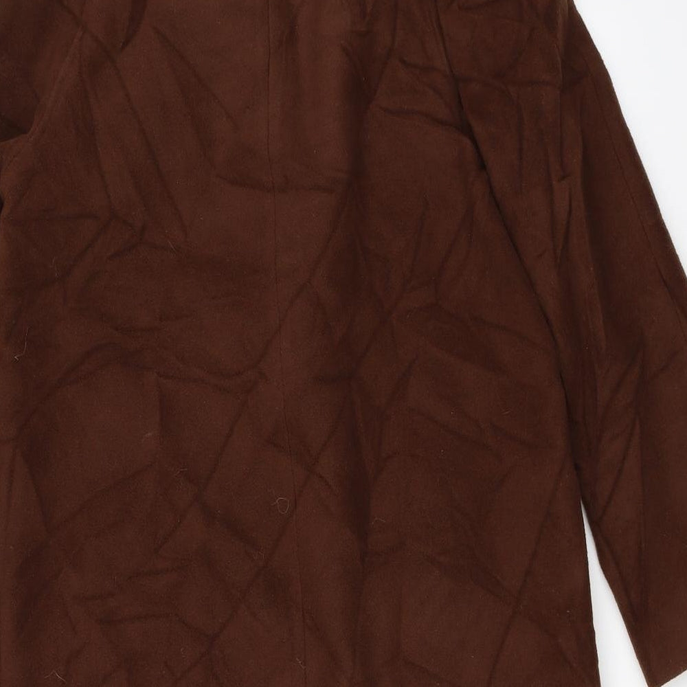Eastex Womens Brown   Overcoat Coat Size 12