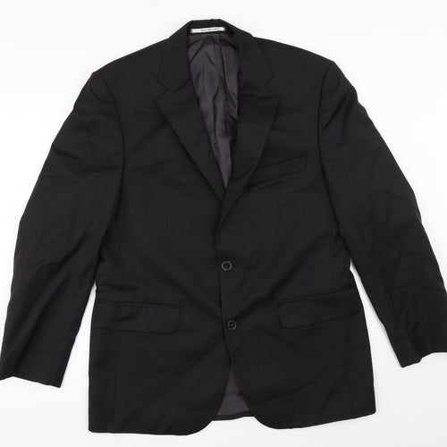 Baulmer Mens Black   Jacket Blazer Size 40