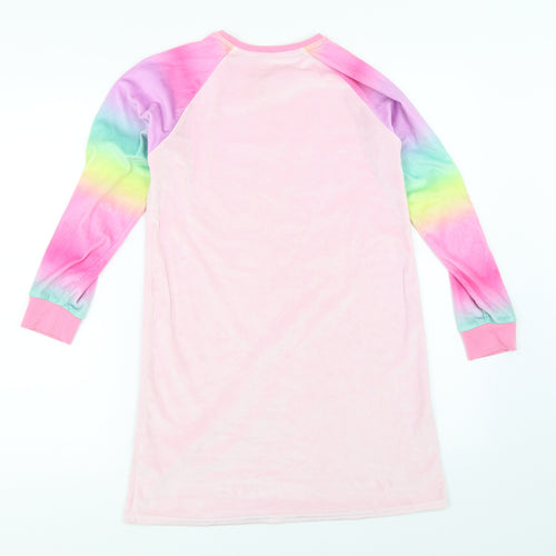 George Girls Pink Solid  Top Dress Size 9-10 Years  - trolls