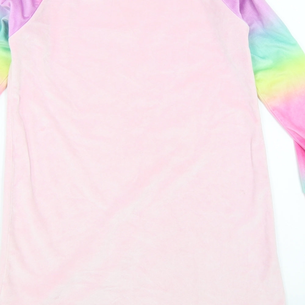 George Girls Pink Solid  Top Dress Size 9-10 Years  - trolls