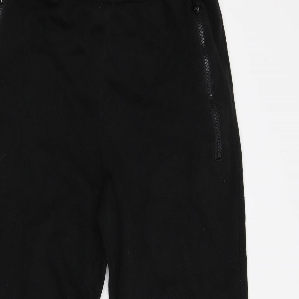 Primark Boys Black  Fleece Sweatpants Trousers Size 14-15 Years