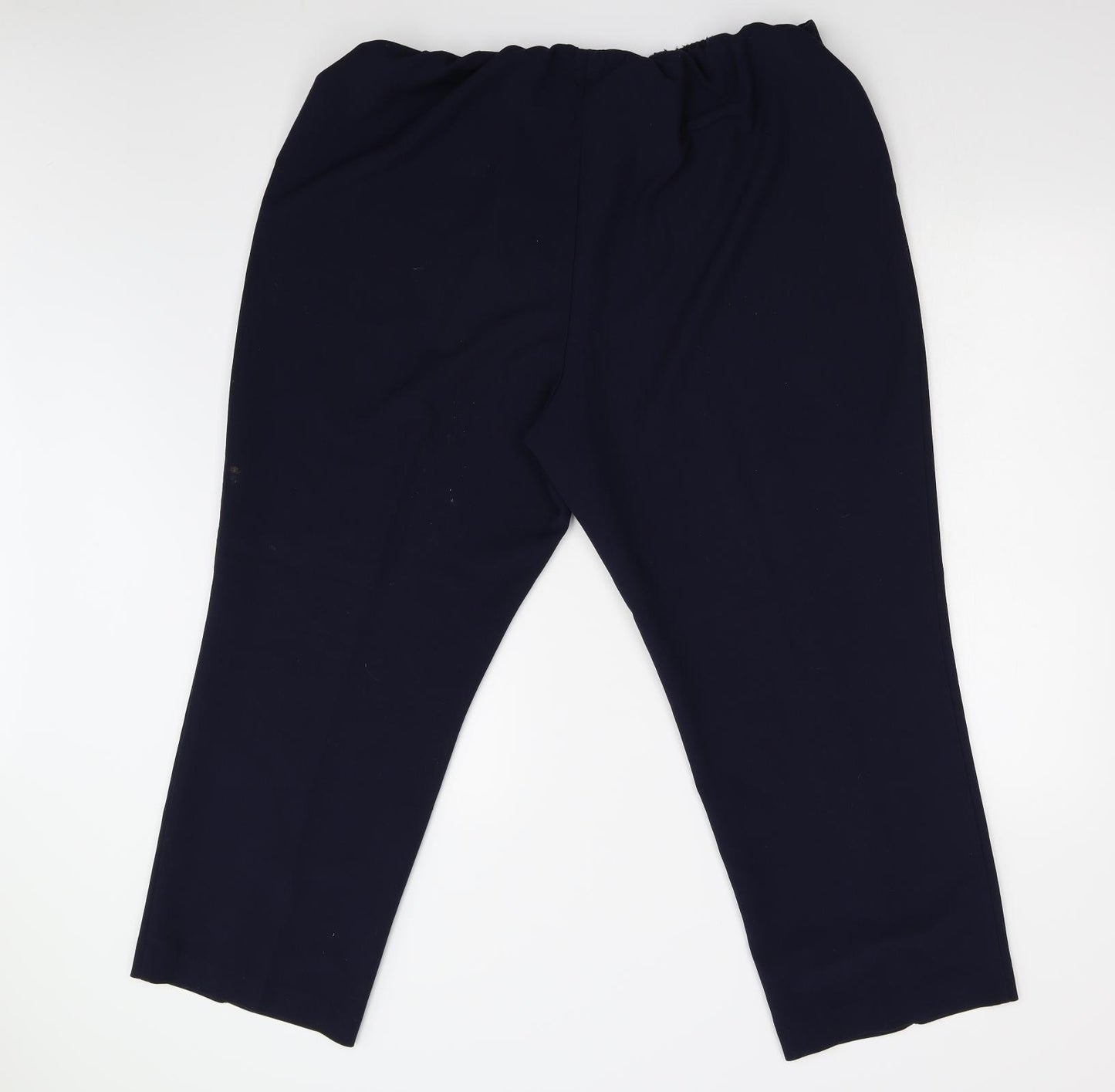 BM Collection Womens Blue   Trousers  Size 22 L27 in