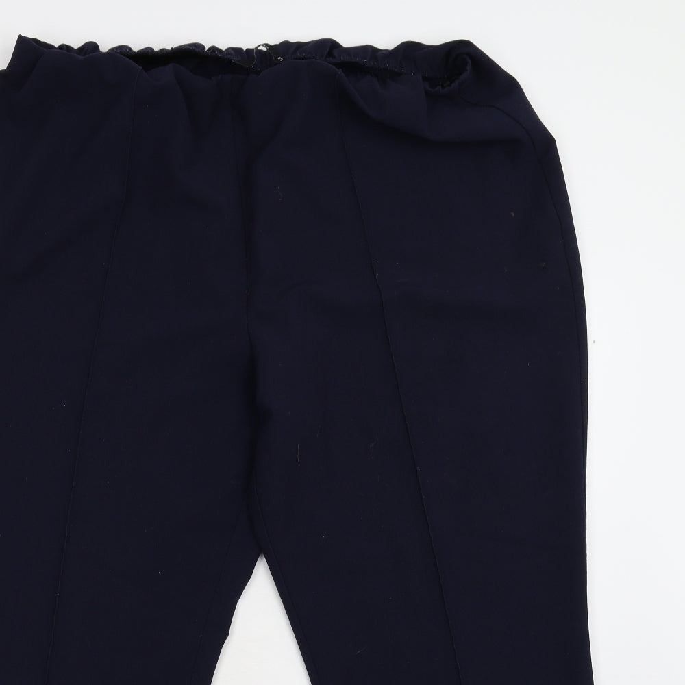 BM Collection Womens Blue   Trousers  Size 22 L27 in